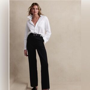 Banana republic, black slacks, size 10L, made with soft but strong material